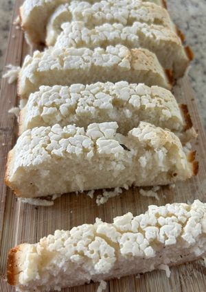 Foto de Pão de arroz sem gluten, sem ovo e sem lactose