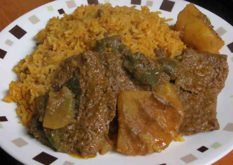 Recipe of Award-winning Puertorican bistec (beef stew)