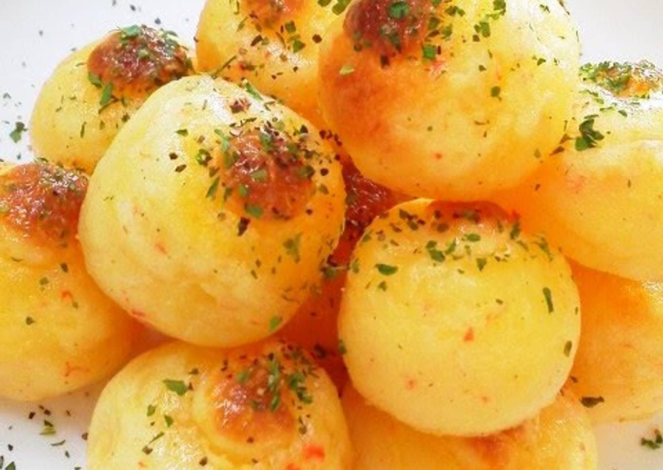 Imitation Crab and Potato Balls