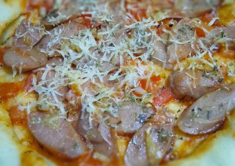 Resep Pizza teflon suka² 🍕😋 yang Menggugah Selera