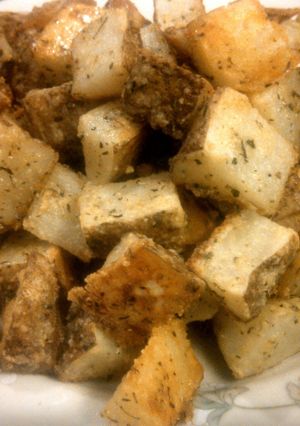A picture of Crispy Roasted Potatoes.