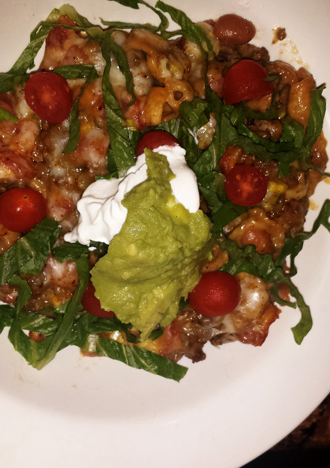A picture of Frito Mexican Casserole.