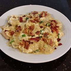 A picture of Creamy Buffalo Pork Tenderloin Medallions.