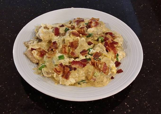 Creamy Buffalo Pork Tenderloin Medallions