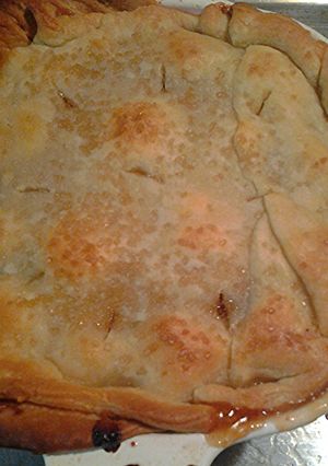 A picture of Apple lasagna.