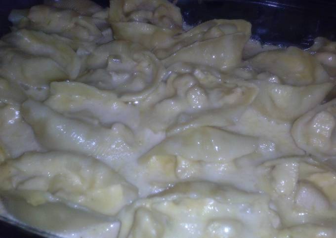 Steps to Prepare Homemade Beautifuldesign&#39;s Creamy Chicken Shells