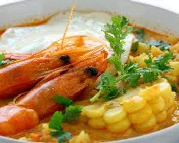 Popular Cuisine Shrimp soup Chupa de camarones Delicious Nutritious