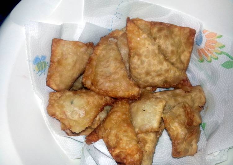 Step-by-Step Guide to Prepare Super Quick Homemade crab Rangoon