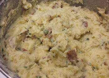 How To Cooking Recipe Roasted Garlic Mashed Red Potatoes Delicious How To Cooking Recipe Roasted Garlic Mashed Red Potatoes Delicious