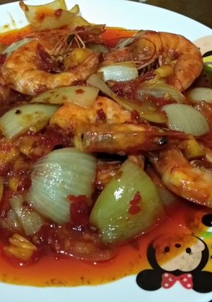 Foto resep Udang bumbu asam manis sechuan