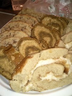 A picture of Pumpkin Jelly Rolls.