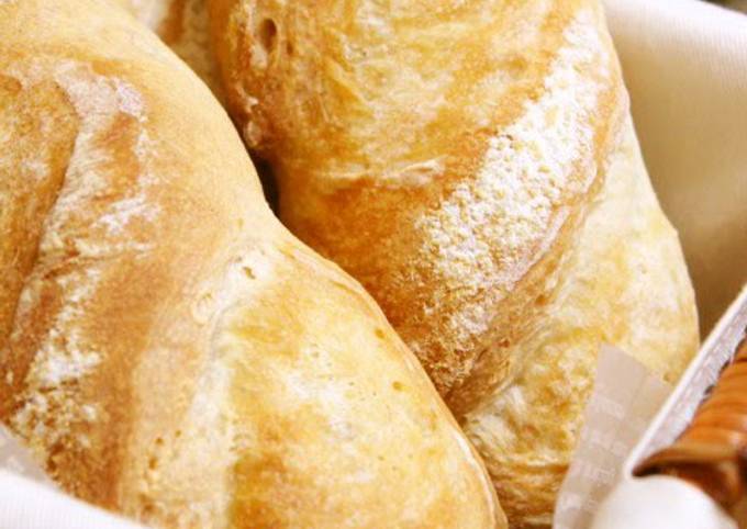 Recipe of Homemade Easy Small Sized Soft Baguettes＊Using a Bread Maker
