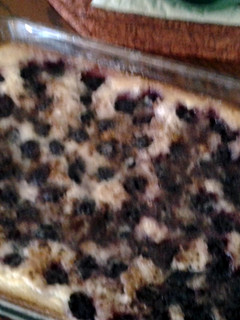 A picture of Blackberry Cobbler.