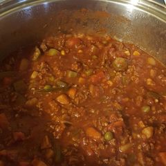 A picture of Semi Homemade Vegetable Beef Soup.