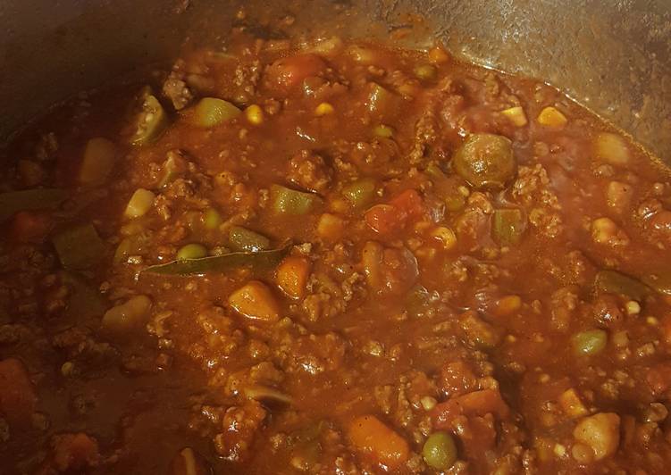 Steps to  Semi Homemade Vegetable Beef Soup