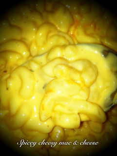 A picture of Thick And Creamy (no where Near Low Fat) Spicy Mac And Cheese 😋.