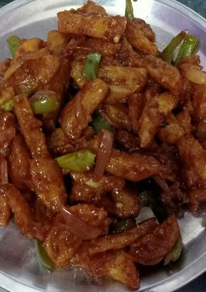 चिली पोटैटो (Chilli Potato recipe in Hindi) रेसिपी मुख्य फोटो