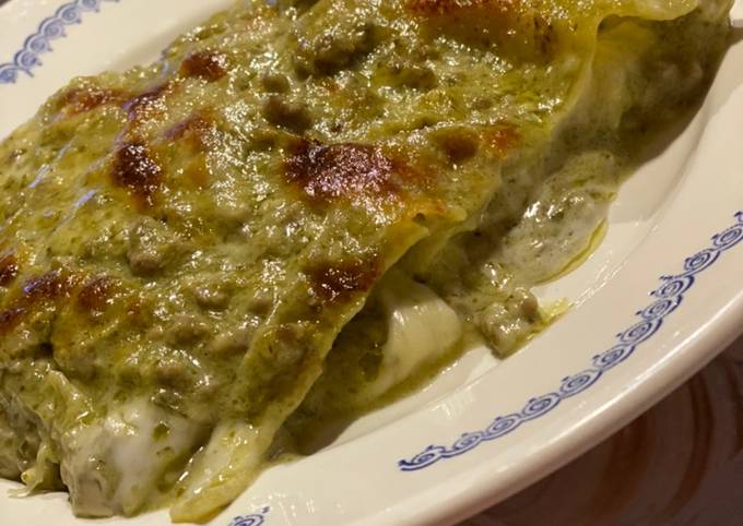 Lasagna al pesto di basilico