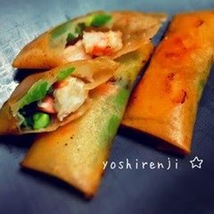 Easy Shrimp and Asparagus Spring Rolls A picture of Easy Shrimp and Asparagus Spring Rolls.