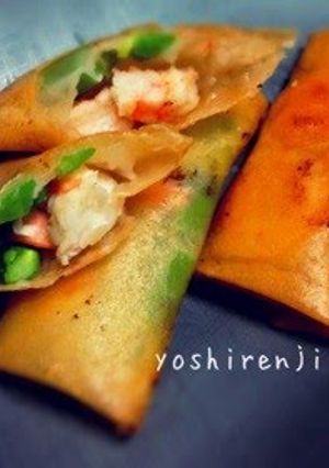 A picture of Easy Shrimp and Asparagus Spring Rolls.