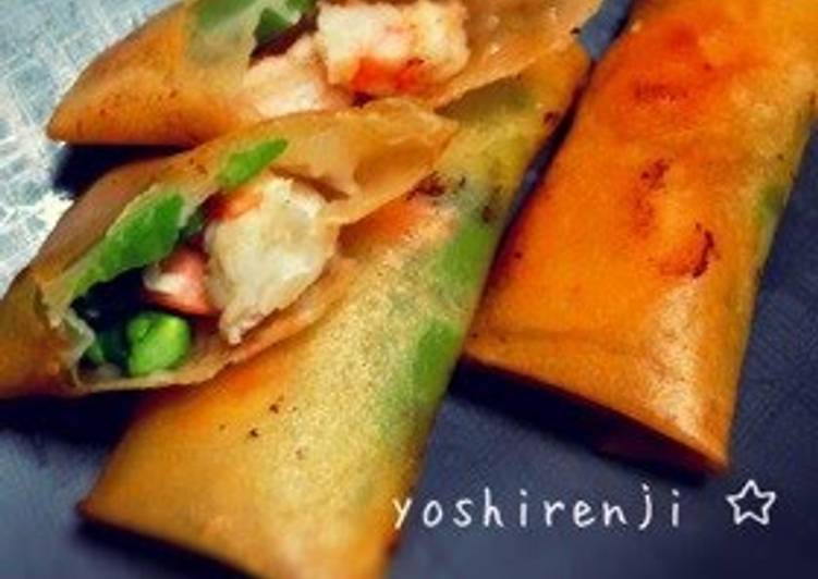 Easy Shrimp and Asparagus Spring Rolls