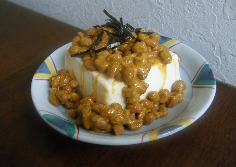 How to Make Any-night-of-the-week Curry Natto Cold Tofu or Boiled Tofu for Diet