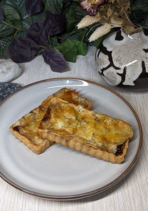 牛蕈菇芥末籽醬鹹派(菇類料理) 的食譜成品照片