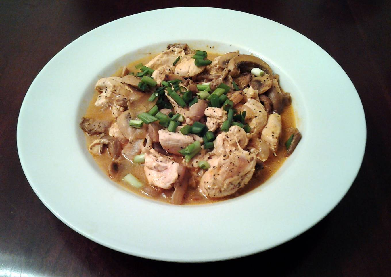 Chinese Chicken with Mushrooms my version of Moo Goo Gai Pan