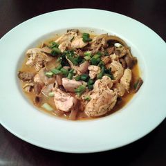 Chinese Chicken with Mushrooms my version of Moo Goo Gai Pan A picture of Chinese Chicken with Mushrooms my version of Moo Goo Gai Pan.