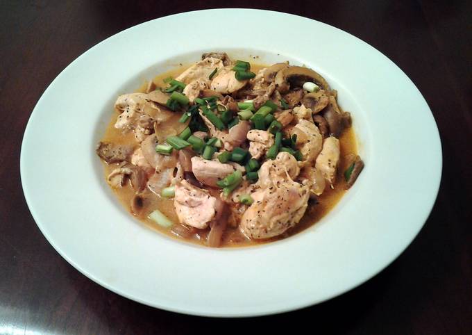Steps to Make Award-winning Chinese Chicken with Mushrooms my version of Moo Goo Gai Pan