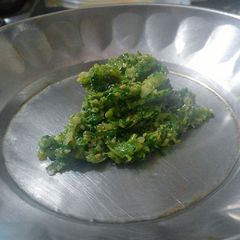 A picture of Kharda - Spicy green chilly chutney..