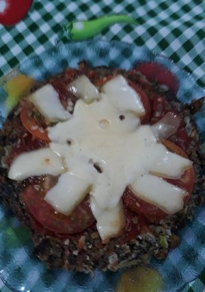Una foto de Pizza de acelga
