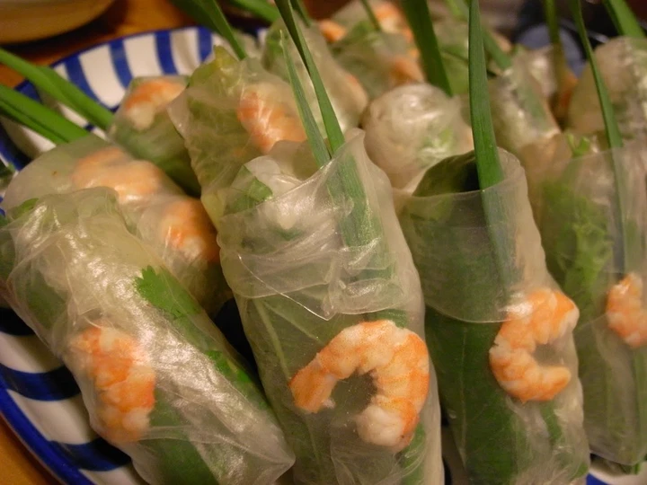 Easy Ways Prepare|Recipe} Vietnamese Fresh Spring Rolls with Peanut Sauce, Really Delicious