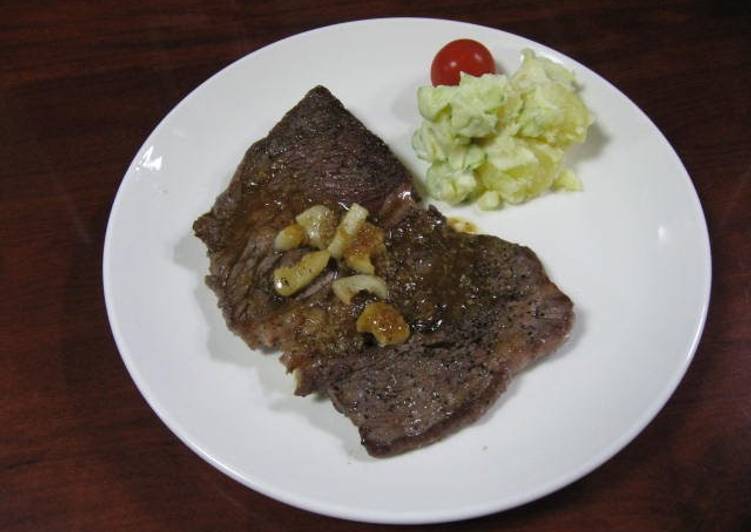 Steps to Prepare Favorite Beef Steak and Sauce