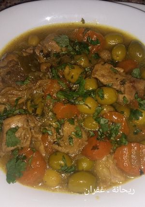 صورة لوصفة طاجين الزيتون 🥰