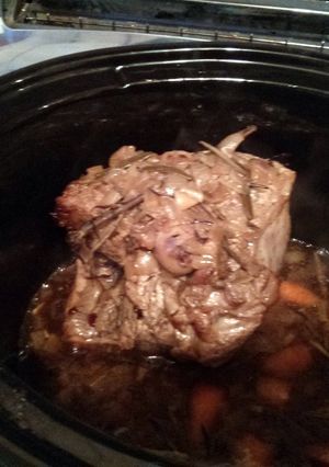 A picture of Slow Cooked Lamb Shoulder.