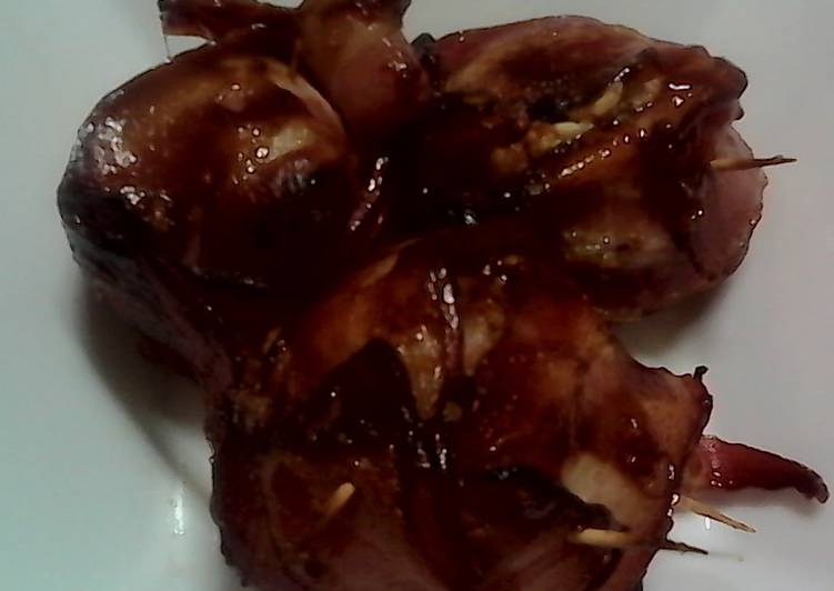 Recipe of Any-night-of-the-week Ladybirds Onion Bacon Bombs !