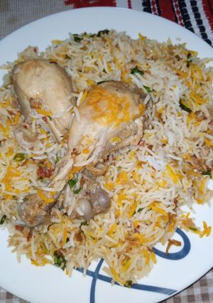 A picture of Drumstick Masala Biryani.