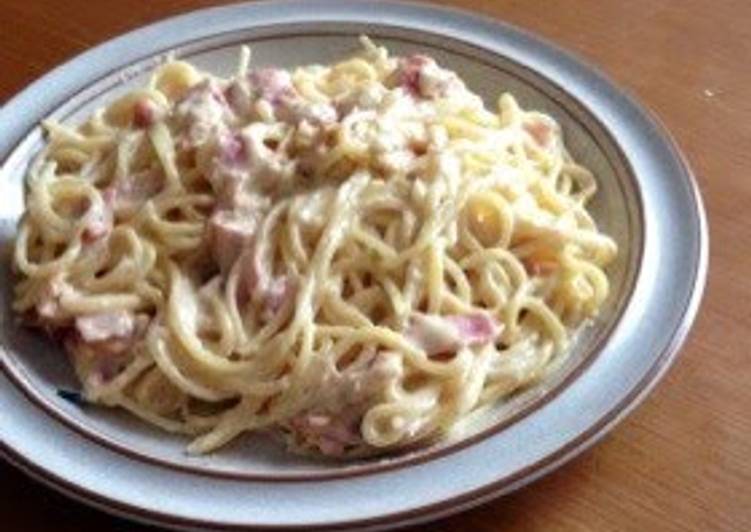 Easiest Way to Prepare Favorite Heavy Cream-free Rich and Cheesy Carbonara