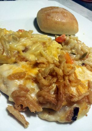 A picture of Country-style Chicken Dinner.