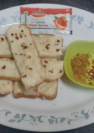 A picture of Open Cheese Spread Toast.