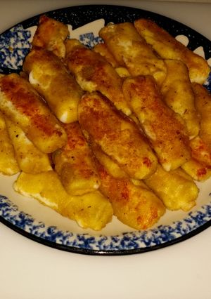 A picture of Spicy Mozzarella Sticks.