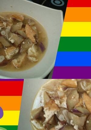 Foto resep Terong tahu kuah ala anak kost