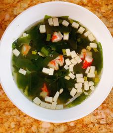 canh đậu hũ tôm