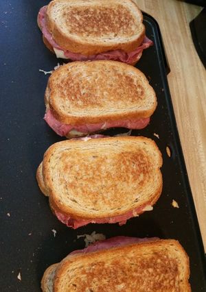 A picture of Ruben Sandwiches.