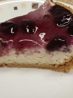 A picture of Blueberry cream pie.