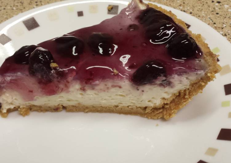 Simple Way to Prepare Super Quick Homemade Blueberry cream pie