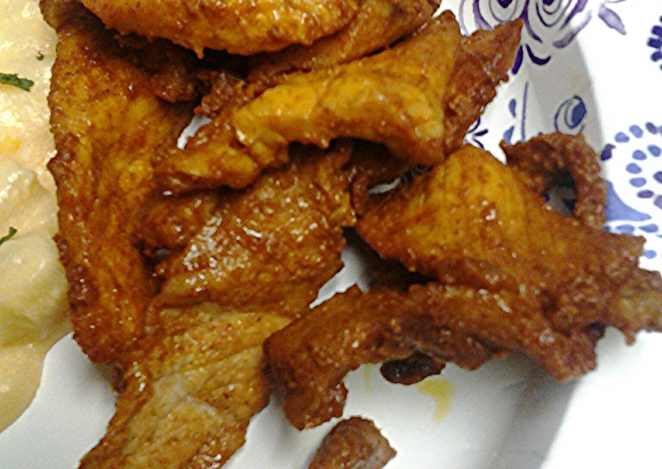 Spiced fried pork