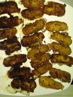 A picture of Homemade Mozzarella Sticks.