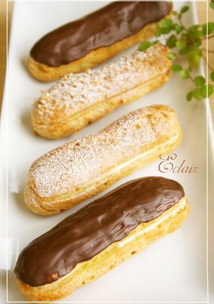 A picture of Eclairs.